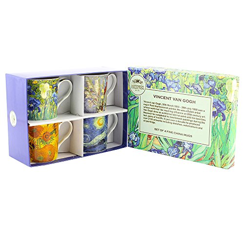 Leonardo Collection Van- Gogh- Tassen, Set mit 4 Tassen von The Leonardo Collection