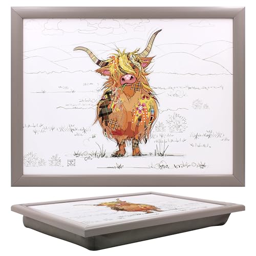 Bug Art Knietablett Hamish Highland Cow von The Leonardo Collection