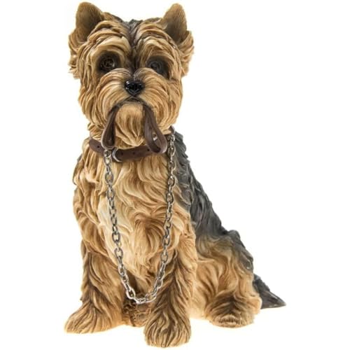 The Leonardo Collection Dog Studies – Walkies – Yorkshire Terrier (sitzend) LP08282 von The Leonardo Collection