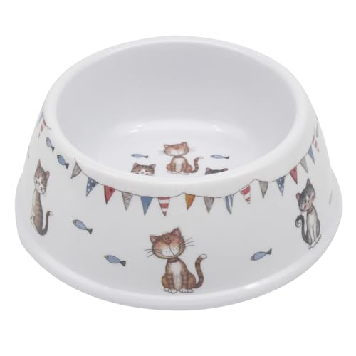 The Leonardo Collection Faithful Friends Katzennapf von Faithful Friends | Hochwertiger Katzennapf aus Keramik | Charmantes Design mit Faithful Friends Branding | Ideal für Katzenliebhaber von The Leonardo Collection