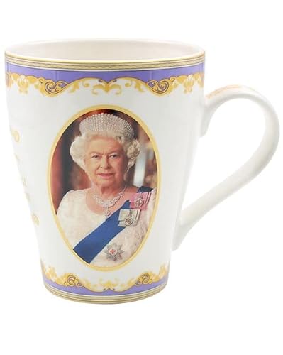 The Leonardo Collection Gedenktasse mit Aufschrift Her Majesty Queen Elizabeth II von The Leonardo Collection