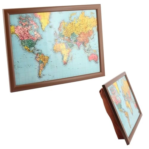 The Leonardo Collection Knietablett mit Weltkarte des Fernsehers, Mehrfarbig The Leonardo Collection Knietablett mit Weltkarte des Fernsehers, Mehrfarbig von The Leonardo Collection