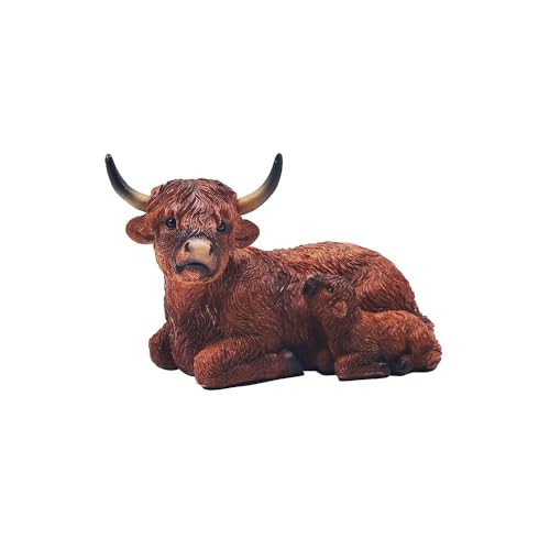 Lesser & Pavey Hochlandkuh mit Kalb als Geschenk, schöne Hochlandkuh Geschenke für Zuhause und Büro, aus der Leonardo-Kollektion, Tierornament-Serie LP72465 Lesser & Pavey Hochlandkuh mit Kalb als Geschenk, schöne Hochlandkuh Geschenke für Zuhause und Büro, aus der Leonardo-Kollektion, Tierornament-Serie LP72465 von Lesser & Pavey