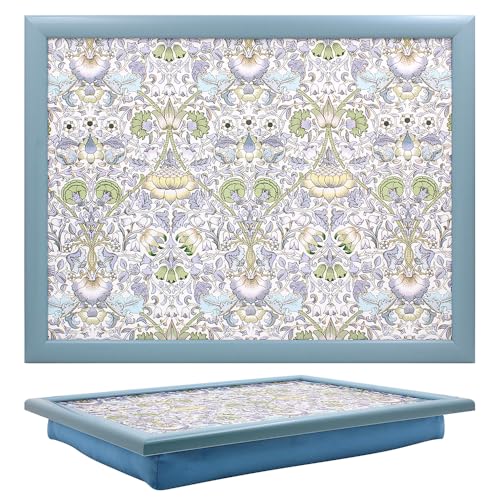 The Leonardo Collection Lodden Knietablett William Morris Tabletts zum Servieren und Frühstück, bequemes Knietablett mit Sitzsackkissen, langlebiges Tablett zum Essen auf dem Schoß, ideales von The Leonardo Collection