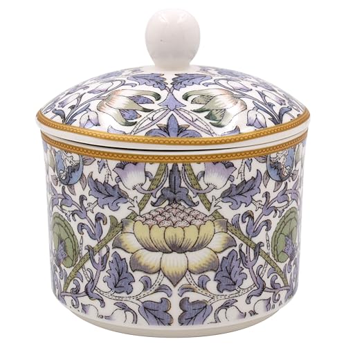 The Leonardo Collection Lodden Zuckerdose von William Morris | Dekorative Zuckerdose aus Porzellan | Klassisches Kunst- und Handwerks-Blumendesign | Elegantes Geschirr für Tee-Sets | Heritage Home The Leonardo Collection Lodden Zuckerdose von William Morris | Dekorative Zuckerdose aus Porzellan | Klassisches Kunst- und Handwerks-Blumendesign | Elegantes Geschirr für Tee-Sets | Heritage Home von The Leonardo Collection