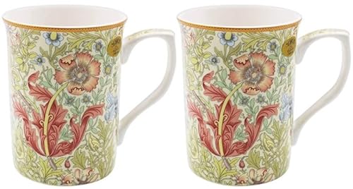 The Leonardo Collection William Morris Compton LP94707 Tassen, feines Porzellan, 2 Stück von The Leonardo Collection