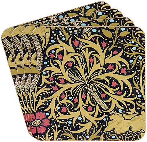 The Leonardo Collection William Morris Untersetzer mit Seetang-Design, 4 Stück von The Leonardo Collection