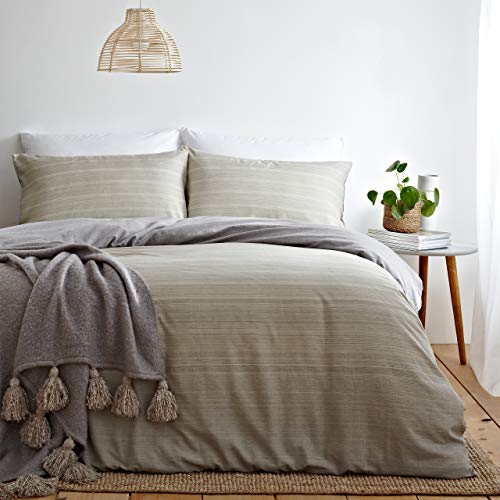 Die Leinen Yard Signature Ombre Bettbezug-Set von The Linen Yard