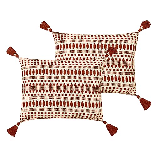 The Linen Yard Ganado Woven Feather Filled Cushion - Twin Pack The Linen Yard Ganado Woven Feather Filled Cushion - Twin Pack von The Linen Yard