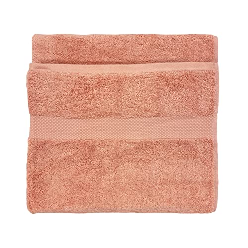 The Linen Yard Loft Hand Towel, Pink, 50 x 90 cm von The Linen Yard