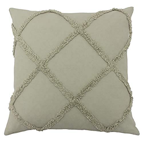 The Linen Yard TAGO 45X45 Poly CUSH Grey, Grau, 45x45cm von The Linen Yard