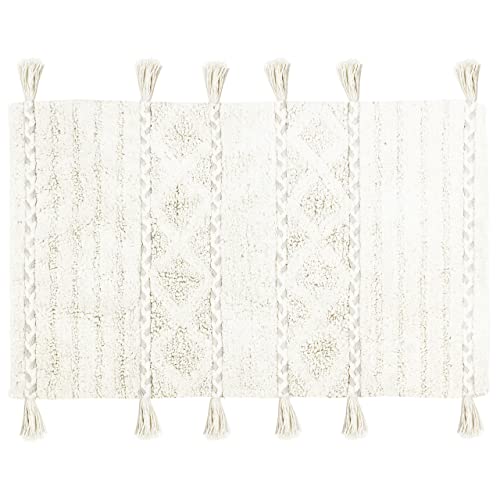 Yard Tassel Diamond Anti-Rutsch-Badematte von The Linen Yard