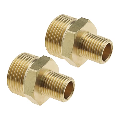 The Lord of the Tools 2 Stück Hochdruckreiniger Adapter M22x1,5 Außengewinde auf G1/4 Zoll Stecker Messing Kupplung Reduzierstück Schlauchverbindung Verbindungsadapter Stecker für Schlauch The Lord of the Tools 2 Stück Hochdruckreiniger Adapter M22x1,5 Außengewinde auf G1/4 Zoll Stecker Messing Kupplung Reduzierstück Schlauchverbindung Verbindungsadapter Stecker für Schlauch von The Lord of the Tools