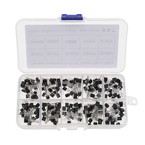 The Lord of the Tools 200 Stück NPN PNP 3-poliges TO-92 Transistor Sortimentskit BC337 BC327 2N2222 2N2907 2N3904 2N3906 S8050 S8550 A1015 C1815 The Lord of the Tools 200 Stück NPN PNP 3-poliges TO-92 Transistor Sortimentskit BC337 BC327 2N2222 2N2907 2N3904 2N3906 S8050 S8550 A1015 C1815 von The Lord of the Tools