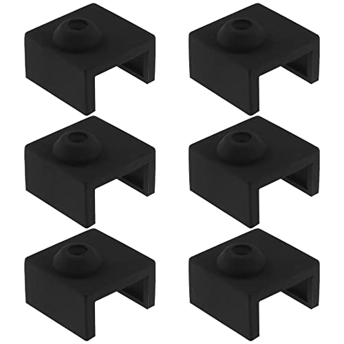 The Lord of the Tools 6 STÜCKE 3D-Drucker Hotend Socken Heizungsblock Silikonhülle Kompatibel mit Creality Ender 3/Ender 3 Pro/Ender 3 V2/Ender 5/CR-10 Series MK7 MK8 MK9 Hotends von The Lord of the Tools