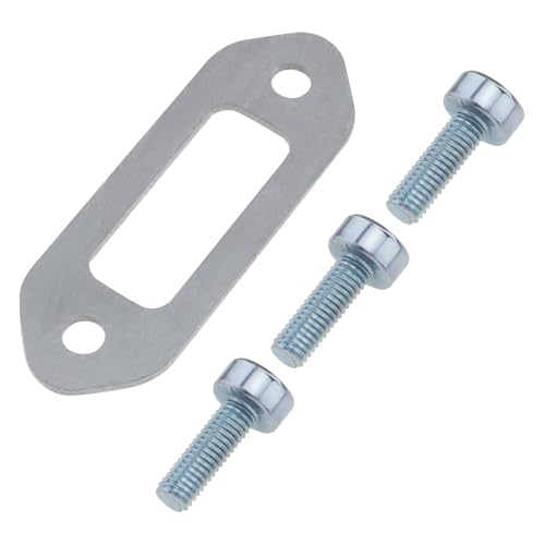 The Lord of the Tools 1 Satz Schalld?mpfer-Set f¨¹r Rasenm?her Kompatibel mit Stihl TS410 TS420 63x22 mm Schraubenl?nge 19,8mm 1 Entl¨¹ftungsdichtung und 3 Schrauben Schalld?mpfer-Dichtungsset von The Lord of the Tools