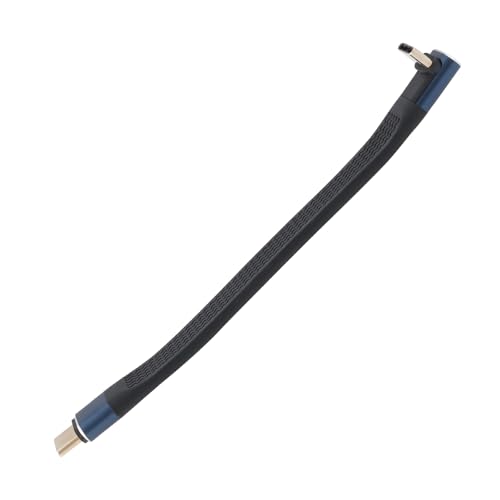 The Lord of the Tools 1 x USB 4.0 C-Stecker auf USB-C-Stecker mit positivem Biegeanschluss, 240 W, 40 Gbit/s, flach, flexibel, Datenkabel, 90-Grad-Winkel, für Handy, Laptop, Tablet The Lord of the Tools 1 x USB 4.0 C-Stecker auf USB-C-Stecker mit positivem Biegeanschluss, 240 W, 40 Gbit/s, flach, flexibel, Datenkabel, 90-Grad-Winkel, für Handy, Laptop, Tablet von The Lord of the Tools