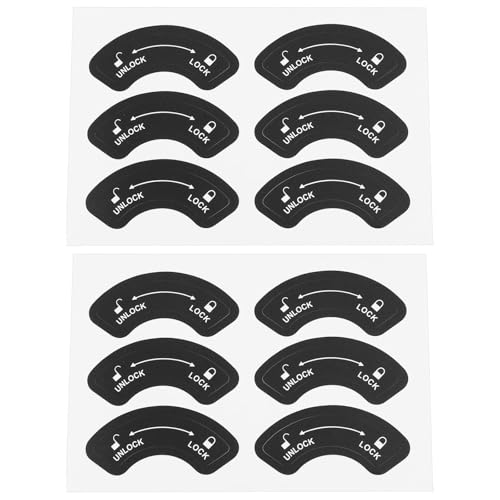 The Lord of the Tools 12pcs Aufkleber Zur Entriegelungsrichtung Rechte Seite Anzeigeaufkleber für die Verriegelungsanzeige für Türschlösser 4.5x1.7cm The Lord of the Tools 12pcs Aufkleber Zur Entriegelungsrichtung Rechte Seite Anzeigeaufkleber für die Verriegelungsanzeige für Türschlösser 4.5x1.7cm von The Lord of the Tools