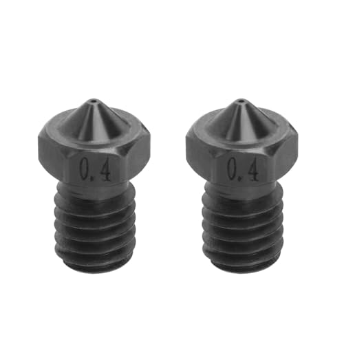 The Lord of the Tools 2 Stück 3D-Druckerdüse Gehärtete Stahldüse 0,4 Mm Hochtemperaturdüse Kompatibel mit V6 Hotend Kompatibel mit Prusa I3 MK3 MK3S The Lord of the Tools 2 Stück 3D-Druckerdüse Gehärtete Stahldüse 0,4 Mm Hochtemperaturdüse Kompatibel mit V6 Hotend Kompatibel mit Prusa I3 MK3 MK3S von The Lord of the Tools