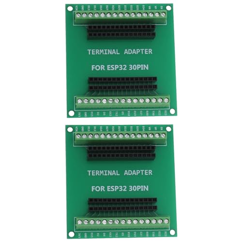 The Lord of the Tools 2 Stück Grün 30 Pin ESP32 Breakout Board Shield GPIO 1 in 2 für 30PIN ESP-WROOM-32 Mikrocontroller Entwicklungsboard 66 x 63 mm The Lord of the Tools 2 Stück Grün 30 Pin ESP32 Breakout Board Shield GPIO 1 in 2 für 30PIN ESP-WROOM-32 Mikrocontroller Entwicklungsboard 66 x 63 mm von The Lord of the Tools