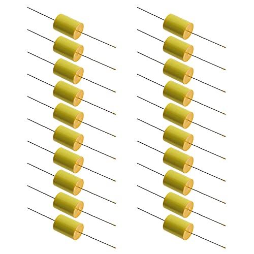 The Lord of the Tools 20 Stück 0,47 uF 470 nF Axial Kondensator Metallisierter Polypropylen Film 630V Nenn-5% Toleranz für Funkverstärker The Lord of the Tools 20 Stück 0,47 uF 470 nF Axial Kondensator Metallisierter Polypropylen Film 630V Nenn-5% Toleranz für Funkverstärker von The Lord of the Tools