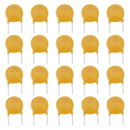 The Lord of the Tools 20 Stück TVR10271 Scheibentyp Metalloxid-Varistor Oxid-Überspannungsschutz Fußlänge 5 Mm Überspannungsschutz-Varistor für Haushaltsgeräte Und Industrieanlagen von The Lord of the Tools