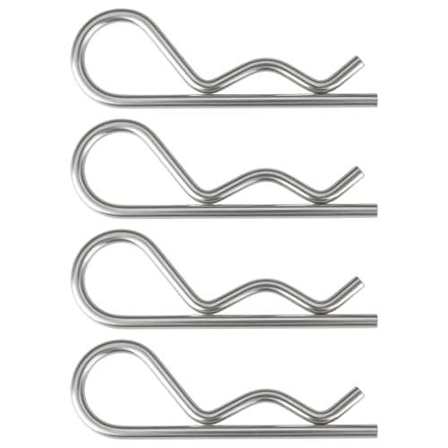 The Lord of the Tools 4 Stück M2 R-Clips Zur Befestigung von Stiften 316 Edelstahl Beschichteter Splint für die Installation auf Schiffsdecks 2x42 Mm The Lord of the Tools 4 Stück M2 R-Clips Zur Befestigung von Stiften 316 Edelstahl Beschichteter Splint für die Installation auf Schiffsdecks 2x42 Mm von The Lord of the Tools