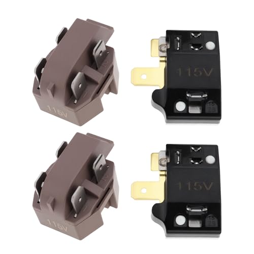 The Lord of the Tools 4 Stücke Kühlschrank Relais Und Überlast OLK7913 4387913 Kompatibel mit Whirlpool Kompatibel mit Maytag von The Lord of the Tools