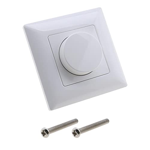 The Lord of the Tools Universal LED Dimmer On/Off Drehdimmer mit Phasenabschnittsdimmer 0-10V Dimmen Weiß für dimmbare LED-Glüh Halogenlampen The Lord of the Tools Universal LED Dimmer On/Off Drehdimmer mit Phasenabschnittsdimmer 0-10V Dimmen Weiß für dimmbare LED-Glüh Halogenlampen von The Lord of the Tools