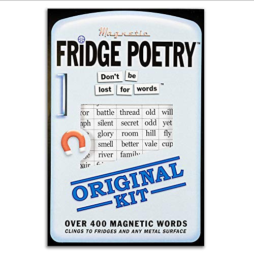 TMS Kühlschrankpoesie | Magnetische Wörter – Neuheit Wörter, Geschenk, Geschenk, Gedicht, Muse, Magnet (Original I) von The Magnet Shop