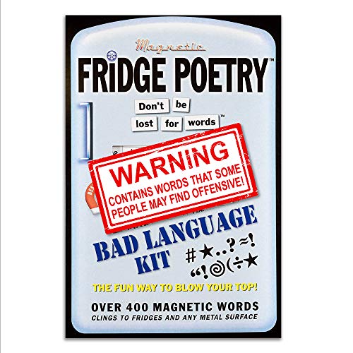 Kühlschrank Poesie - magnetisch Wörter - schlecht Sprache Set - lustig grob Wörter Geschenk Gedicht Muse Magnet von The Magnet Shop