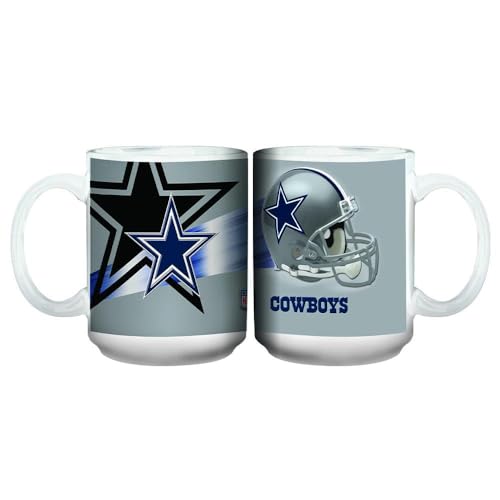 The Memory Company Dallas Cowboys Tasse mit 3D-Grafik, 425 ml von The Memory Company