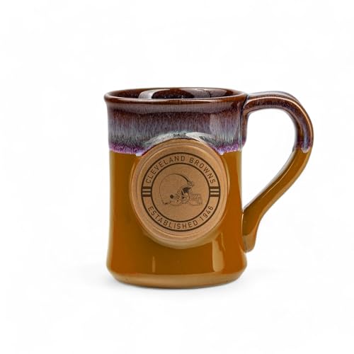 The Memory Company Lizenzierte NFL-3D-Tasse, handgeformt, 590 ml, Cleveland Browns von The Memory Company