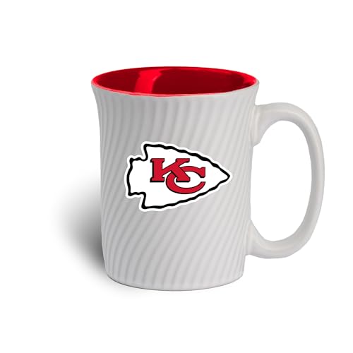 The Memory Company Lizenzierte NFL Swirl Tasse, Kansas City Chiefs, 425 ml von The Memory Company
