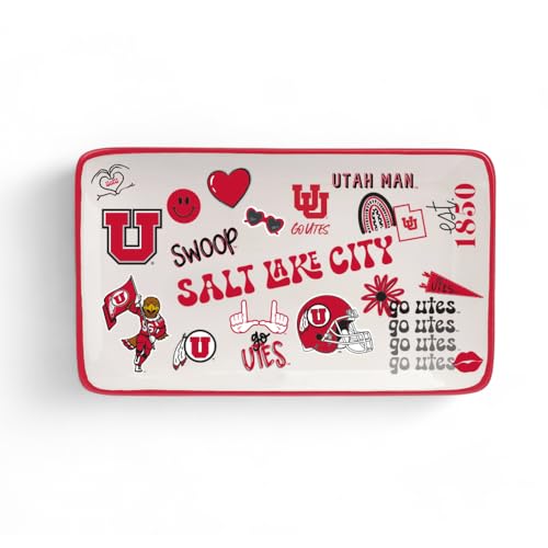 The Memory Company Lizenziertes NCAA Team Spirit Schmucktablett, University of Utah von The Memory Company
