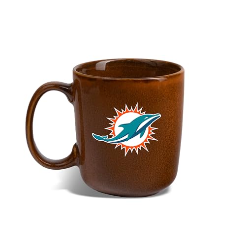 The Memory Company Offiziell lizenzierte NFL 425 ml Artisan Keramiktasse mit verblasstem Rand, Premium-Fan-Trinkgeschirr mit Team-Logo, ideale Kaffeetasse für Zuhause, Büro und Spieltag von The Memory Company