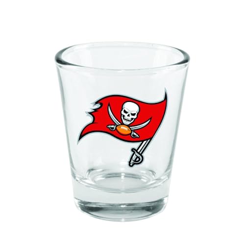The Memory Company Tampa Bay Buccaneers Schnapsglas, 57 ml, primäres Logo von The Memory Company