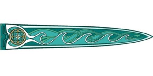 Herr der Ringe - Fahne - Legolas - 45 x 269 cm - Banner von The Noble Collection