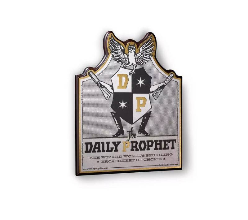 The Noble Collection Wanddekoobjekt Harry Potter - Wandschmuck Daily Prophet Tagesprophet Zeitung (1 St) von The Noble Collection