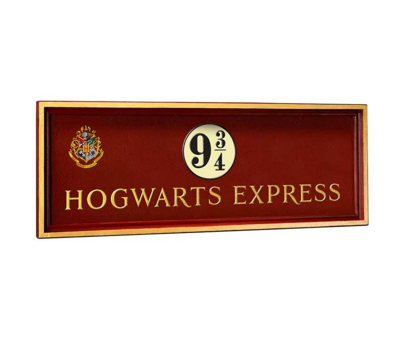 The Noble Collection Wanddekoobjekt Harry Potter - Wandschmuck Hogwarts 9 3/4 (1 St) von The Noble Collection