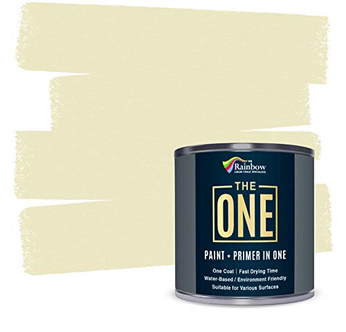 The One Paint Farbe für mehrere Oberflächen, 250 ml, Satin-Finish, weiß von THE ONE