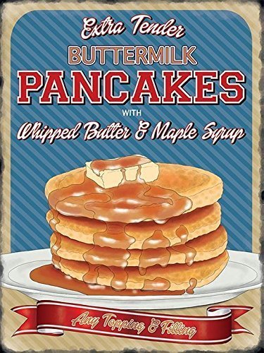 Blechshild Pancakes 15x20 von The Original Metal Sign Company