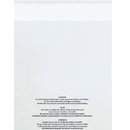 15,2 x 22,9 cm – 1,5 mm wiederverschließbare Erstickungswarnungs-Polybeutel 15,2 x 22,9 cm – 1,5 mm wiederverschließbare Erstickungswarnungs-Polybeutel von The Packaging Company