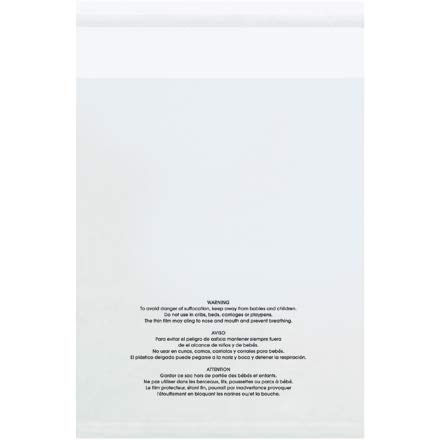 20,3 x 25,4 cm – 1,5 mm wiederverschließbare Erstickungswarnungs-Polybeutel 20,3 x 25,4 cm – 1,5 mm wiederverschließbare Erstickungswarnungs-Polybeutel von The Packaging Company