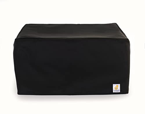 Der perfekte Staubschutz, schwarze Nylon-Abdeckung, kompatibel mit HP LaserJet M110we und HP LaserJet M110w Druckern, antistatisch, doppelt genäht und wasserdicht, Maße (B x T x T): 34 x 19 x 19 x von The Perfect Dust Cover LLC