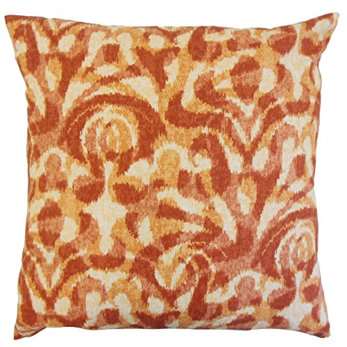 Das Kissen Collection Coretta Ikat Kissenbezug, orange von The Pillow Collection