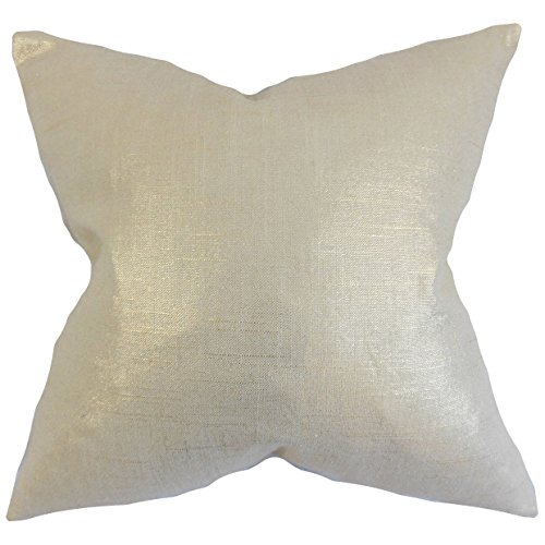 Das Kissen Collection Florin Kissenbezug Massiv Antik Gold, gelb von The Pillow Collection