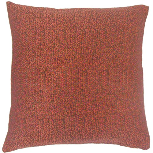 Das Kissen Collection Grisel Kissenbezug, gewebt, rot von The Pillow Collection