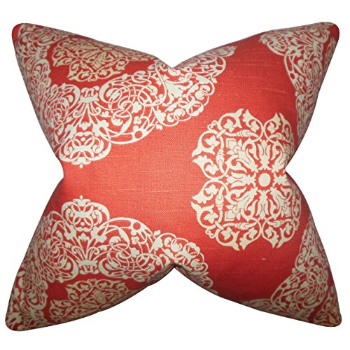 Das Kissen Collection Ilona Geometrische Kissenbezug Russett, rot von The Pillow Collection