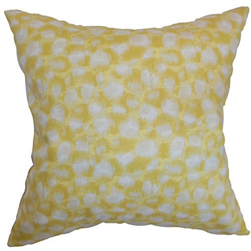 Das Kissen Collection Imperatriz Geometrische Kissenbezug, gelb von The Pillow Collection